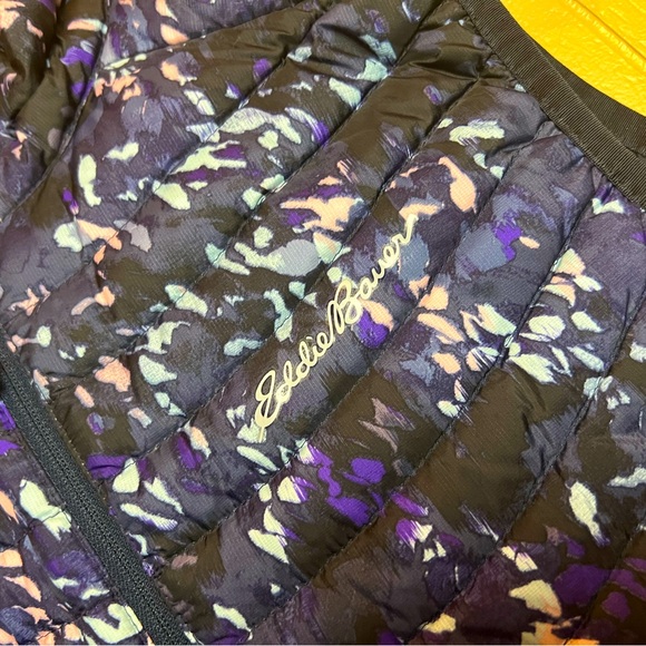 💙4 for $10💛 Eddie Bauer First Ascent Stormdown 800 Down Puffer Vest Blue/Purple - Picture 3 of 8